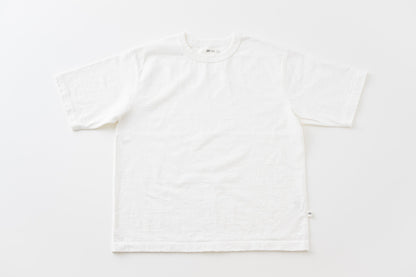 酵素で洗った吊り編みTシャツ(オフ白)